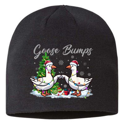 Goose Bumps Christmas Funny Xmas Holidays Sustainable Beanie