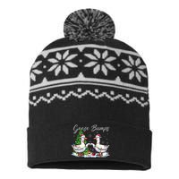 Goose Bumps Christmas Funny Xmas Holidays USA-Made Snowflake Beanie