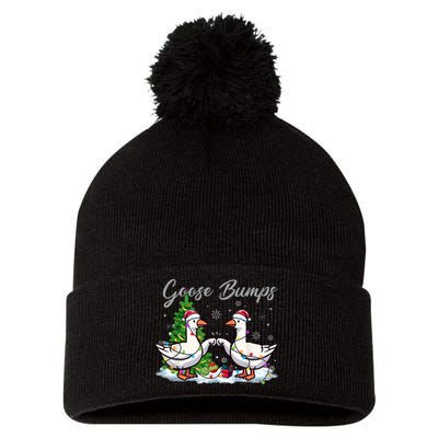 Goose Bumps Christmas Funny Xmas Holidays Pom Pom 12in Knit Beanie