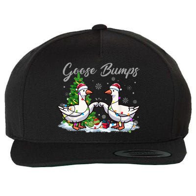 Goose Bumps Christmas Funny Xmas Holidays Wool Snapback Cap