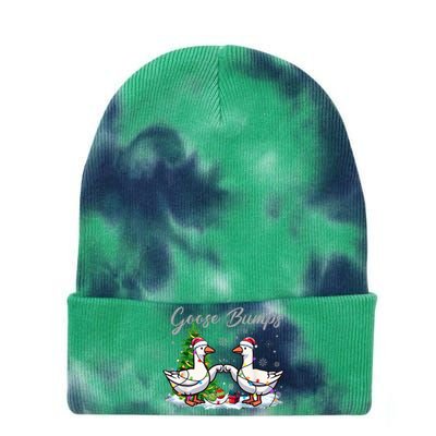 Goose Bumps Christmas Funny Xmas Holidays Tie Dye 12in Knit Beanie