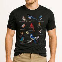 Garden Birds Cardinal Blue Jay Hummingbird Robin Cooling Performance Crew T-Shirt