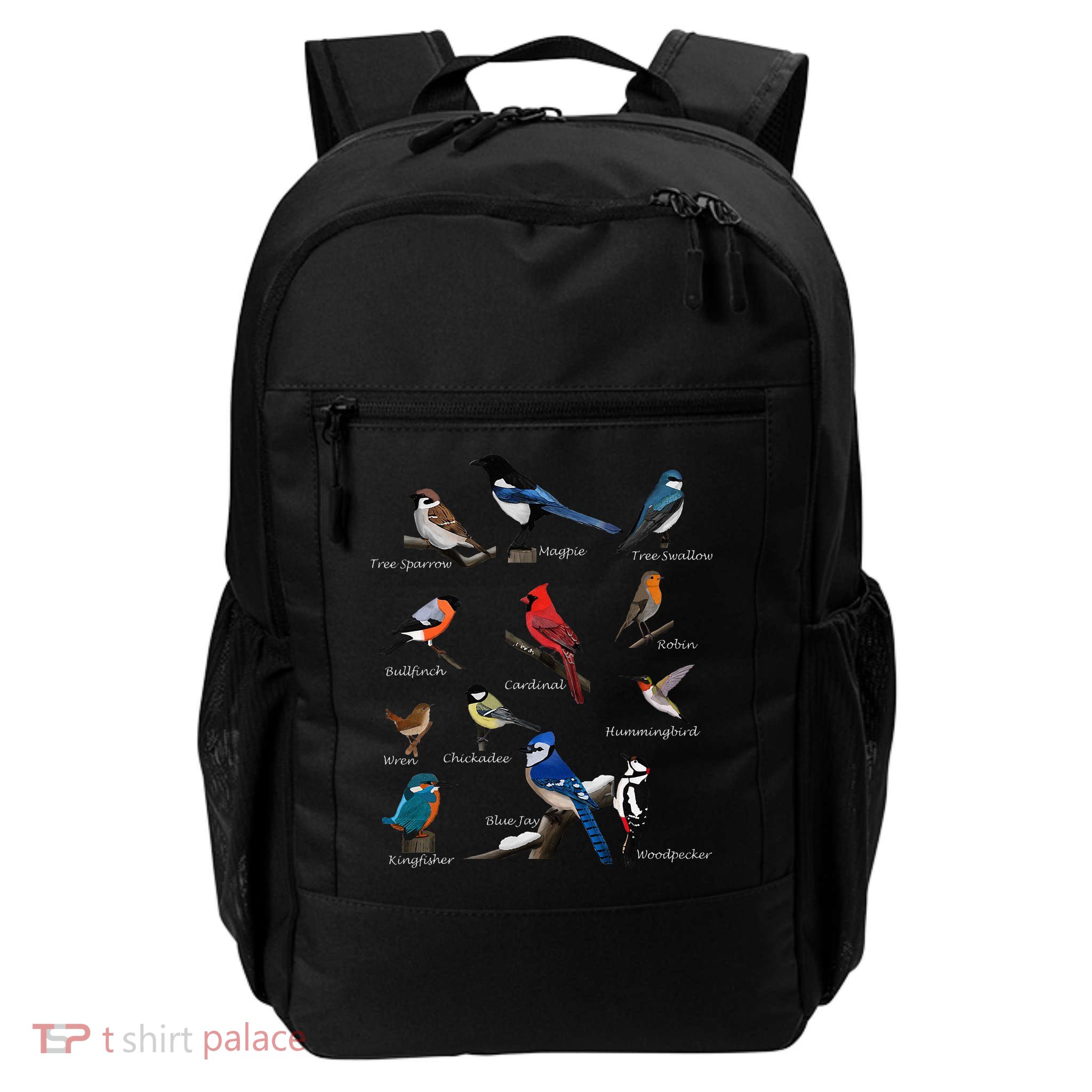 Garden Birds Cardinal Blue Jay Hummingbird Robin Backpack