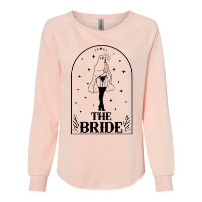 Ghost Bride Coven Witchy Gothic Wedding Bachelorette Party Womens California Wash Sweatshirt