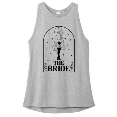 Ghost Bride Coven Witchy Gothic Wedding Bachelorette Party Ladies PosiCharge Tri-Blend Wicking Tank