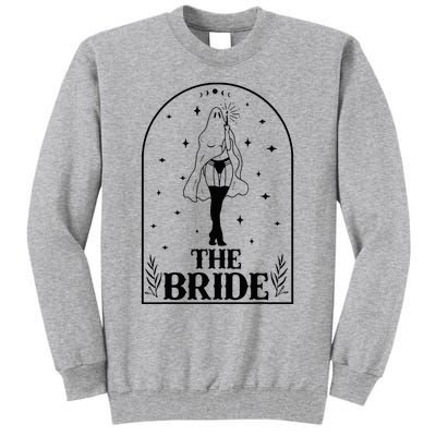 Ghost Bride Coven Witchy Gothic Wedding Bachelorette Party Tall Sweatshirt