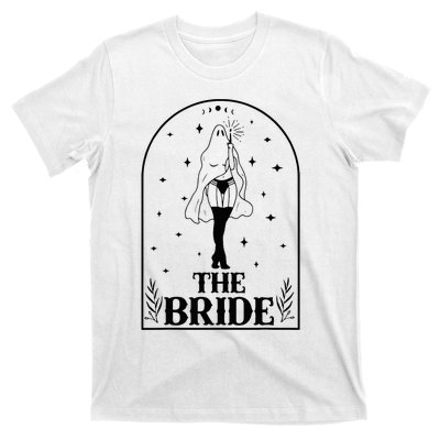 Ghost Bride Coven Witchy Gothic Wedding Bachelorette Party T-Shirt