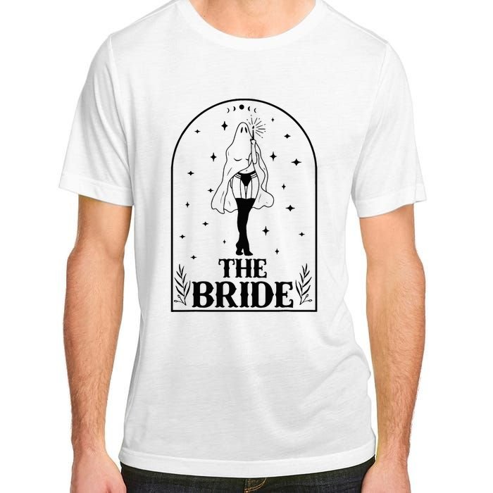 Ghost Bride Coven Witchy Gothic Wedding Bachelorette Party Adult ChromaSoft Performance T-Shirt