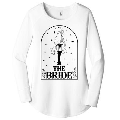 Ghost Bride Coven Witchy Gothic Wedding Bachelorette Party Women's Perfect Tri Tunic Long Sleeve Shirt