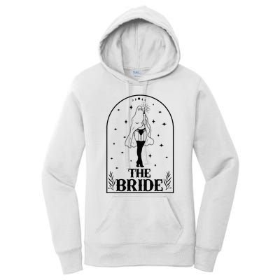 Ghost Bride Coven Witchy Gothic Wedding Bachelorette Party Women's Pullover Hoodie