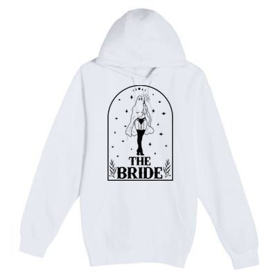 Ghost Bride Coven Witchy Gothic Wedding Bachelorette Party Premium Pullover Hoodie