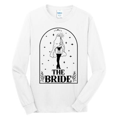 Ghost Bride Coven Witchy Gothic Wedding Bachelorette Party Tall Long Sleeve T-Shirt