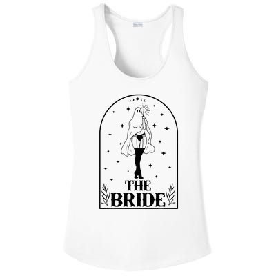 Ghost Bride Coven Witchy Gothic Wedding Bachelorette Party Ladies PosiCharge Competitor Racerback Tank