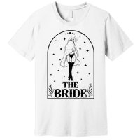 Ghost Bride Coven Witchy Gothic Wedding Bachelorette Party Premium T-Shirt