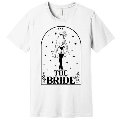 Ghost Bride Coven Witchy Gothic Wedding Bachelorette Party Premium T-Shirt