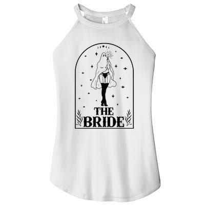 Ghost Bride Coven Witchy Gothic Wedding Bachelorette Party Women's Perfect Tri Rocker Tank