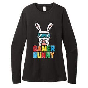 Gamer Bunny Cute Easter Video Game Gaming Womens CVC Long Sleeve Shirt