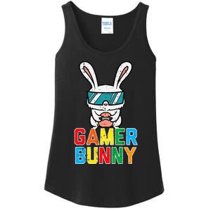 Gamer Bunny Cute Easter Video Game Gaming Ladies Essential Tank