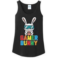 Gamer Bunny Cute Easter Video Game Gaming Ladies Essential Tank