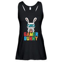 Gamer Bunny Cute Easter Video Game Gaming Ladies Essential Flowy Tank