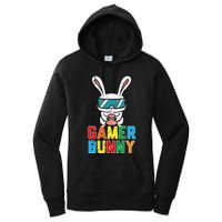 Gamer Bunny Cute Easter Video Game Gaming Women's Pullover Hoodie