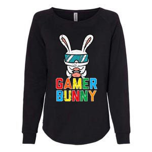 Gamer Bunny Cute Easter Video Game Gaming Womens California Wash Sweatshirt