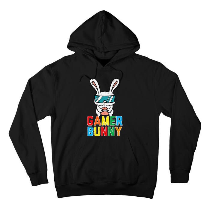 Gamer Bunny Cute Easter Video Game Gaming Tall Hoodie