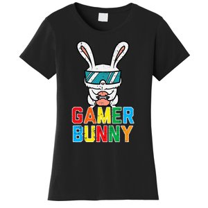 Gamer Bunny Cute Easter Video Game Gaming Women's T-Shirt