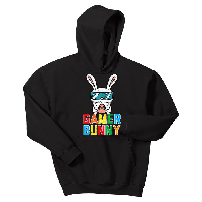 Gamer Bunny Cute Easter Video Game Gaming Kids Hoodie