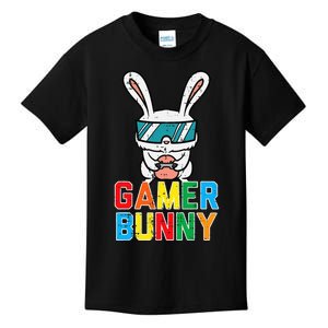 Gamer Bunny Cute Easter Video Game Gaming Kids T-Shirt