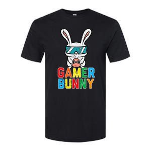 Gamer Bunny Cute Easter Video Game Gaming Softstyle CVC T-Shirt