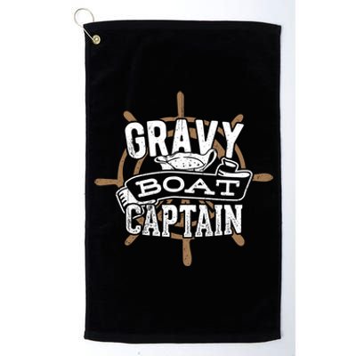 Gravy Boat Captain Great Gift Matelot Funny Gift Platinum Collection Golf Towel