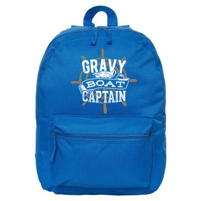 Gravy Boat Captain Great Gift Matelot Funny Gift 16 in Basic Backpack