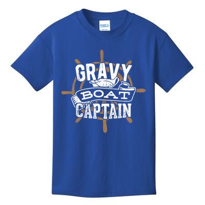 Gravy Boat Captain Great Gift Matelot Funny Gift Kids T-Shirt