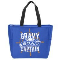 Gravy Boat Captain Great Gift Matelot Funny Gift Zip Tote Bag