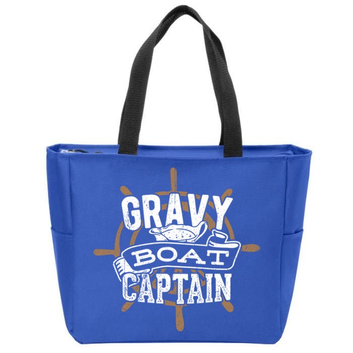 Gravy Boat Captain Great Gift Matelot Funny Gift Zip Tote Bag