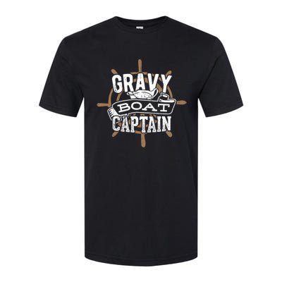 Gravy Boat Captain Great Gift Matelot Funny Gift Softstyle CVC T-Shirt