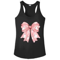 Ghost Bow Coquette Halloween Spooky Season Ladies PosiCharge Competitor Racerback Tank