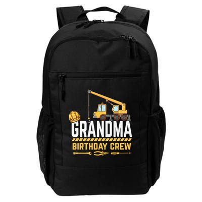 Grandma Birthday Crew Construction Birthday Backpack