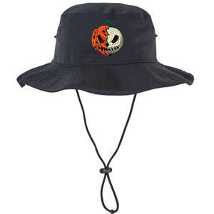 Golf Ball Costume - Pumpkin Skull Halloween Golf Player Legacy Cool Fit Booney Bucket Hat