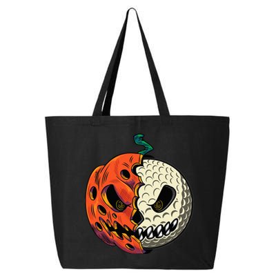 Golf Ball Costume - Pumpkin Skull Halloween Golf Player 25L Jumbo Tote