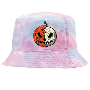 Golf Ball Costume - Pumpkin Skull Halloween Golf Player Tie-Dyed Bucket Hat