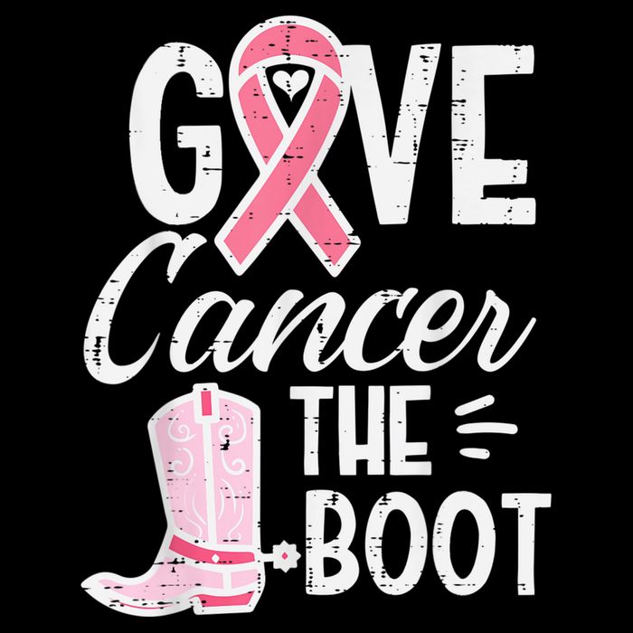 Give Breast Cancer The Boot Pink Ribbon Awareness Women Impact Tech Backpack