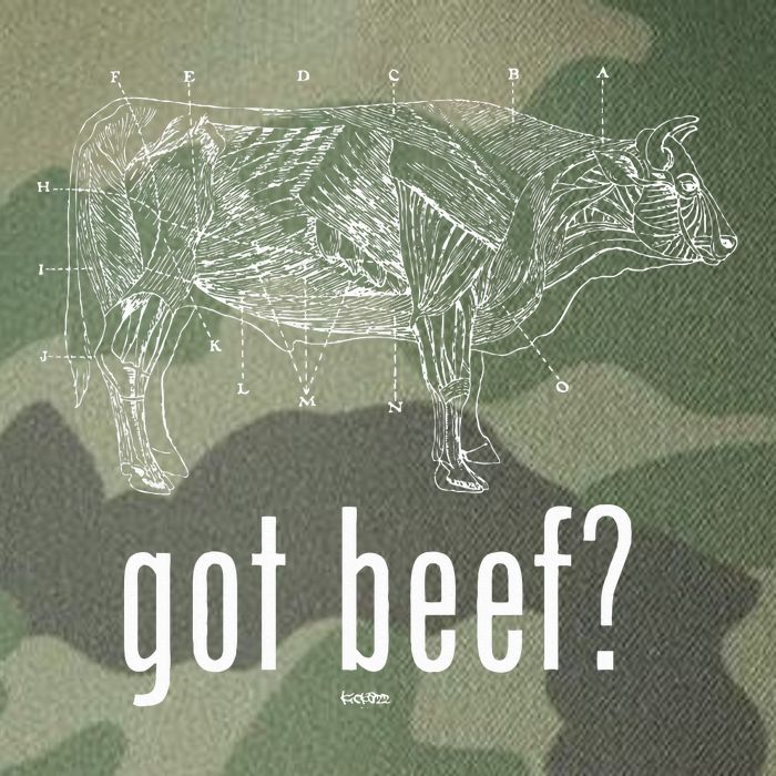 Got Beef Cuts Of Beef Funny Meat Eaters Legacy Tie Dye Trucker Hat
