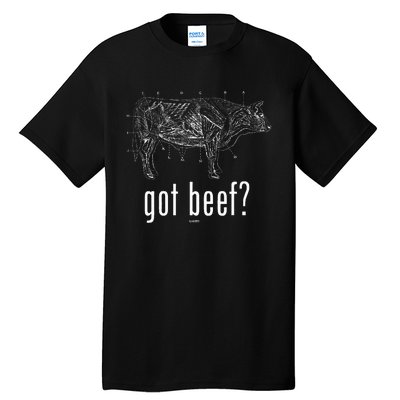 Got Beef Cuts Of Beef Funny Meat Eaters Tall T-Shirt