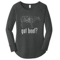 Got Beef Cuts Of Beef Funny Meat Eaters Women's Perfect Tri Tunic Long Sleeve Shirt