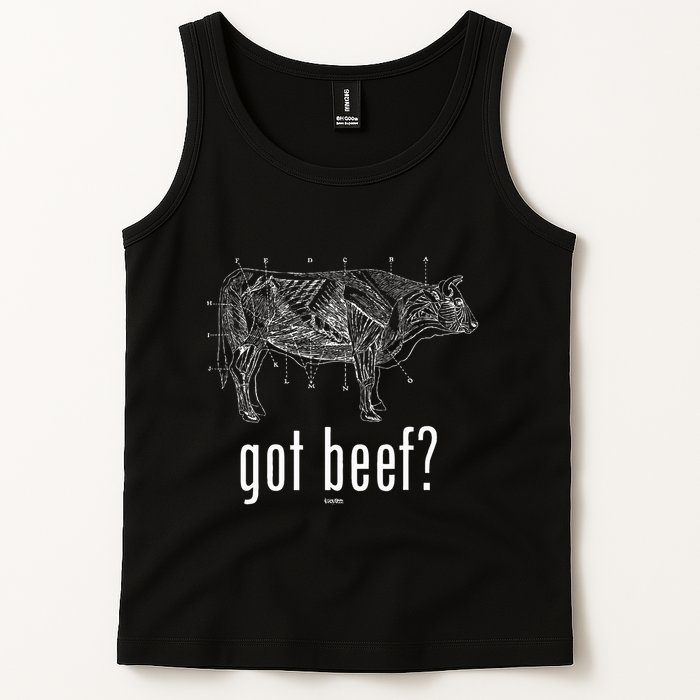 Got Beef Cuts Of Beef Funny Meat Eaters Tank Top
