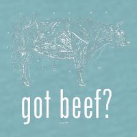 Got Beef Cuts Of Beef Funny Meat Eaters Sueded Cloud Jersey T-Shirt