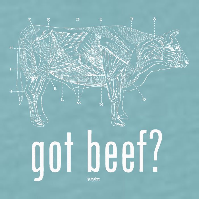 Got Beef Cuts Of Beef Funny Meat Eaters Sueded Cloud Jersey T-Shirt