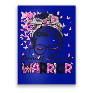 Girl Breast Cancer Warrior Gift Poster